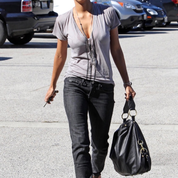 Rebecca Minkoff Nikki Hobo in Dark Navy Blue - Picture 2 of 13